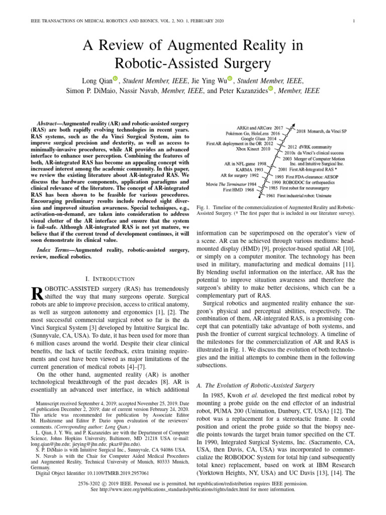A Review of Augmented Reality | PDF | Augmented Reality