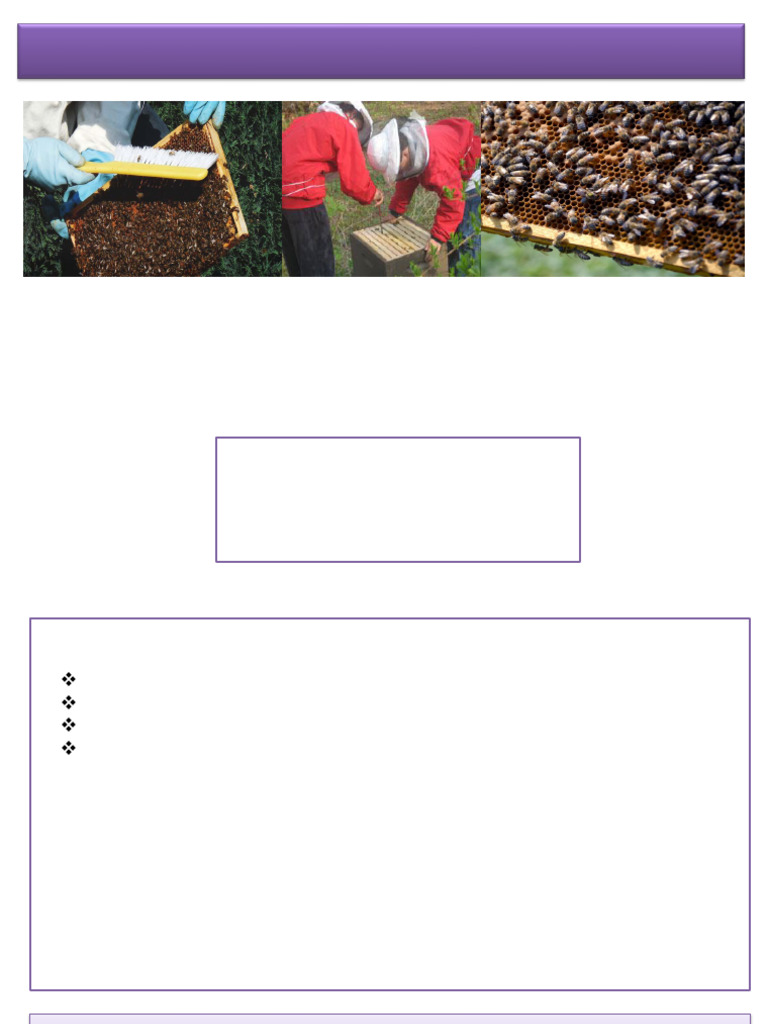 7. General Mang. of Apiary Seasonal Management of Important Species of ...