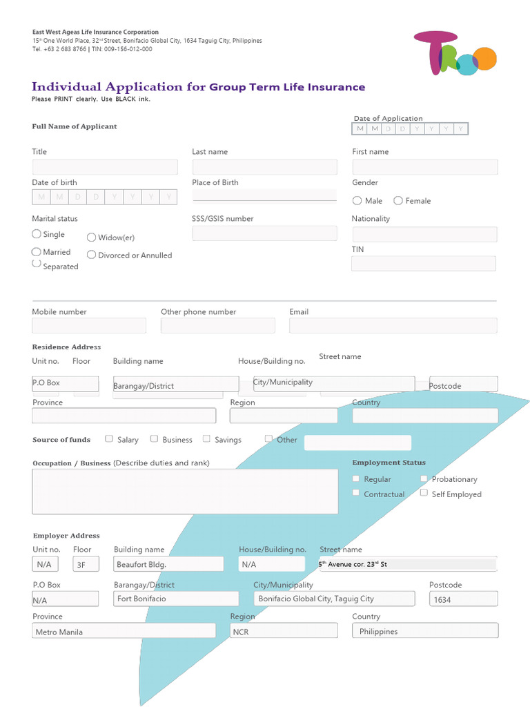 Troo GroupLifeInsurance 052022 | PDF | Insurance