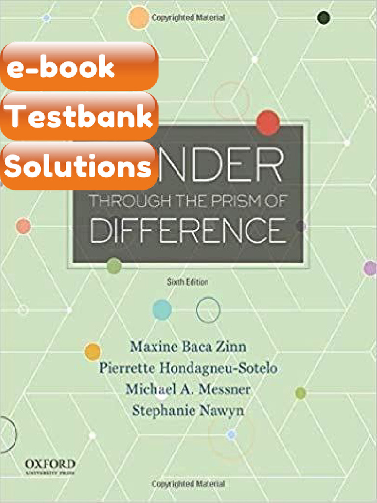Testbank Gender Through the Prism of Difference 6th Edition E-book ...