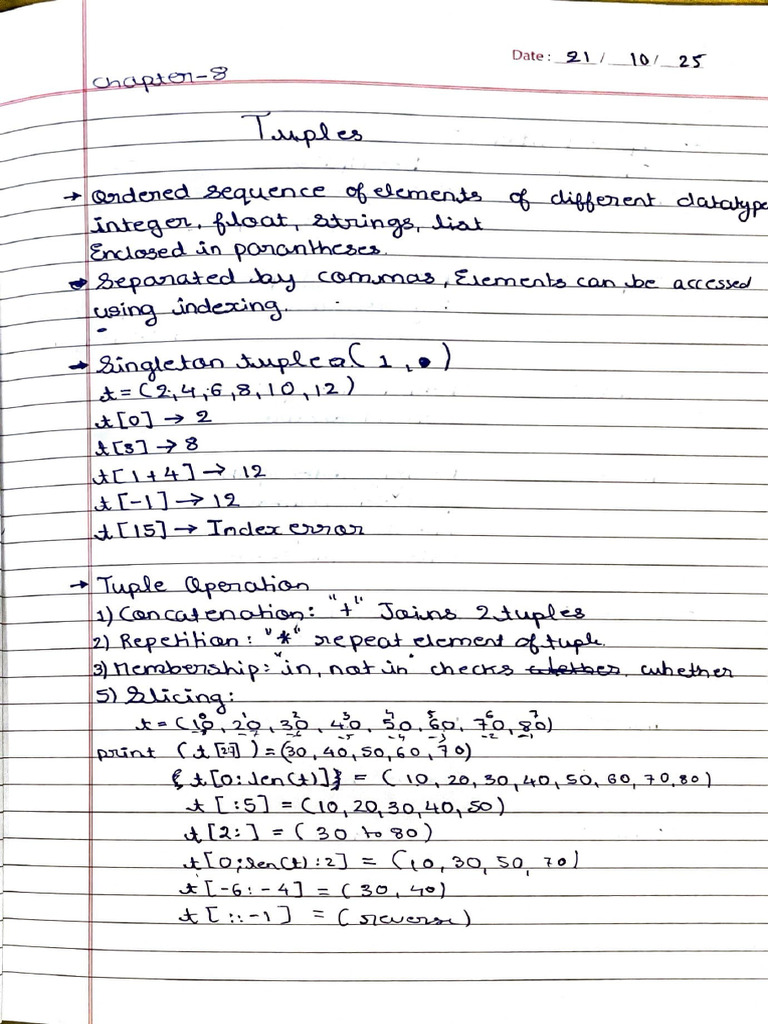 Tuples | PDF
