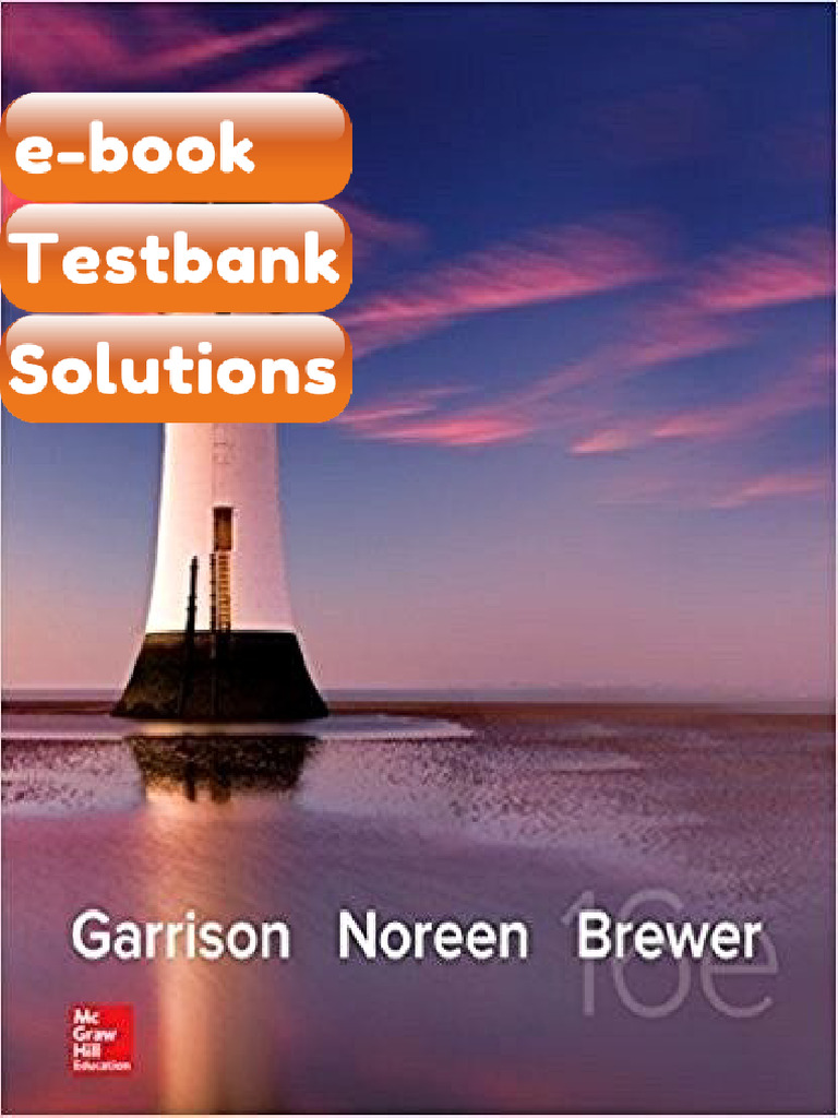 Testbank Managerial Accounting 16th Edition by Ray Garrison Ebook ...
