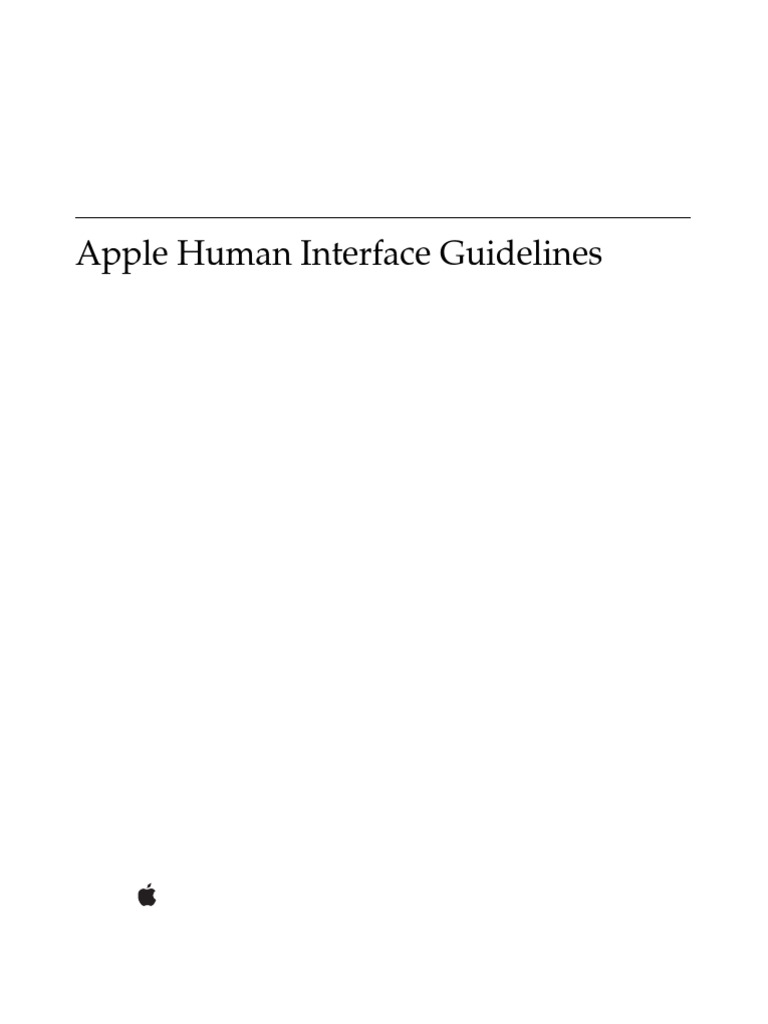 APPLE Guidelines 2005 | PDF | Window (Computing) | Mac Os