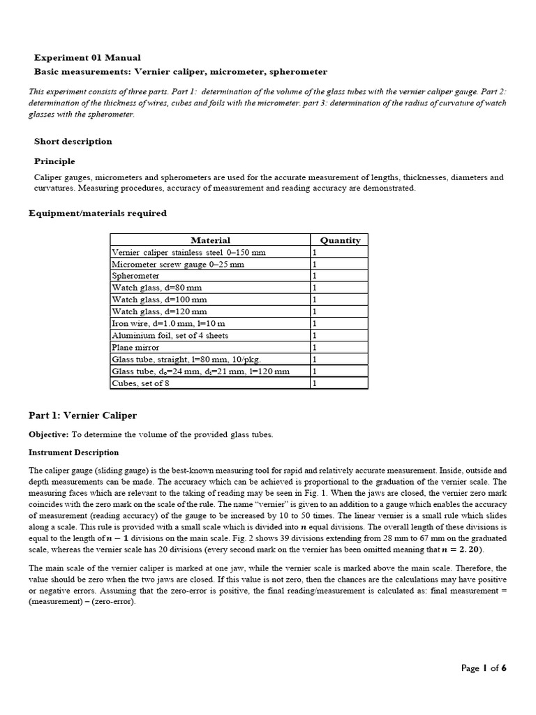 Basic Measurement Techniques Manual Revised 23feb2024 | PDF