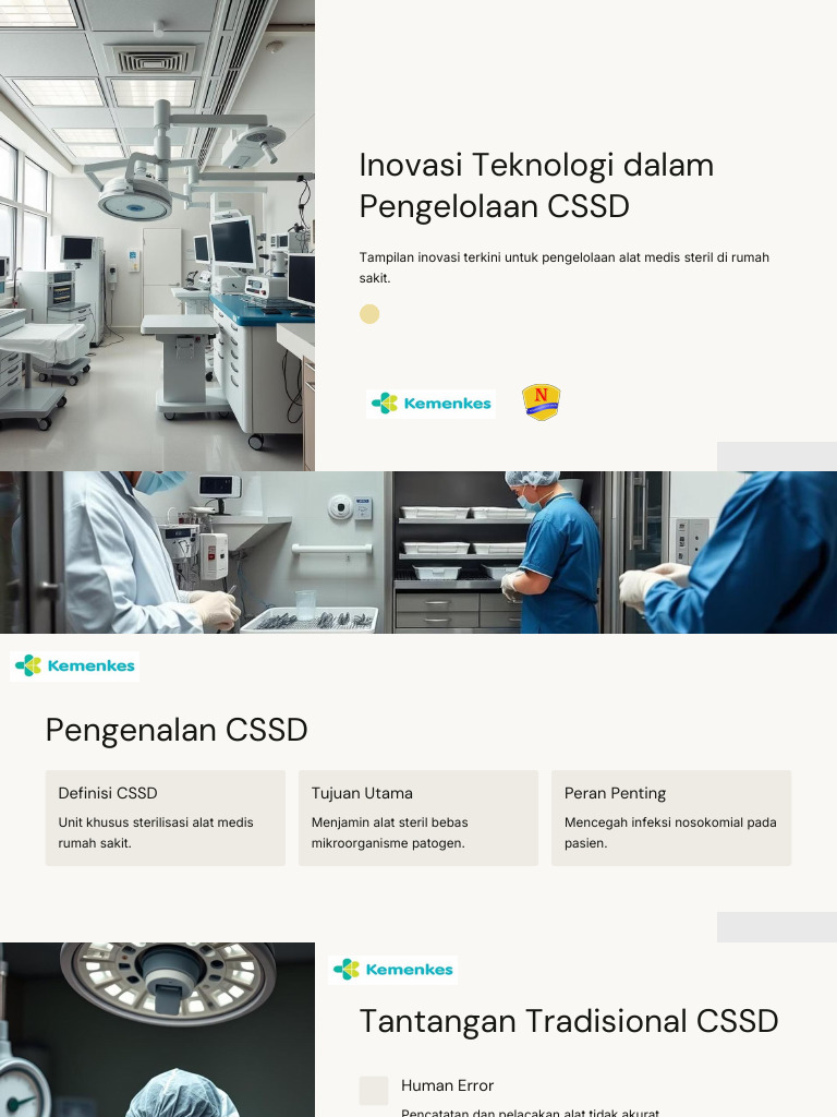 Inovasi Teknologi Dalam Pengelolaan CSSD | PDF
