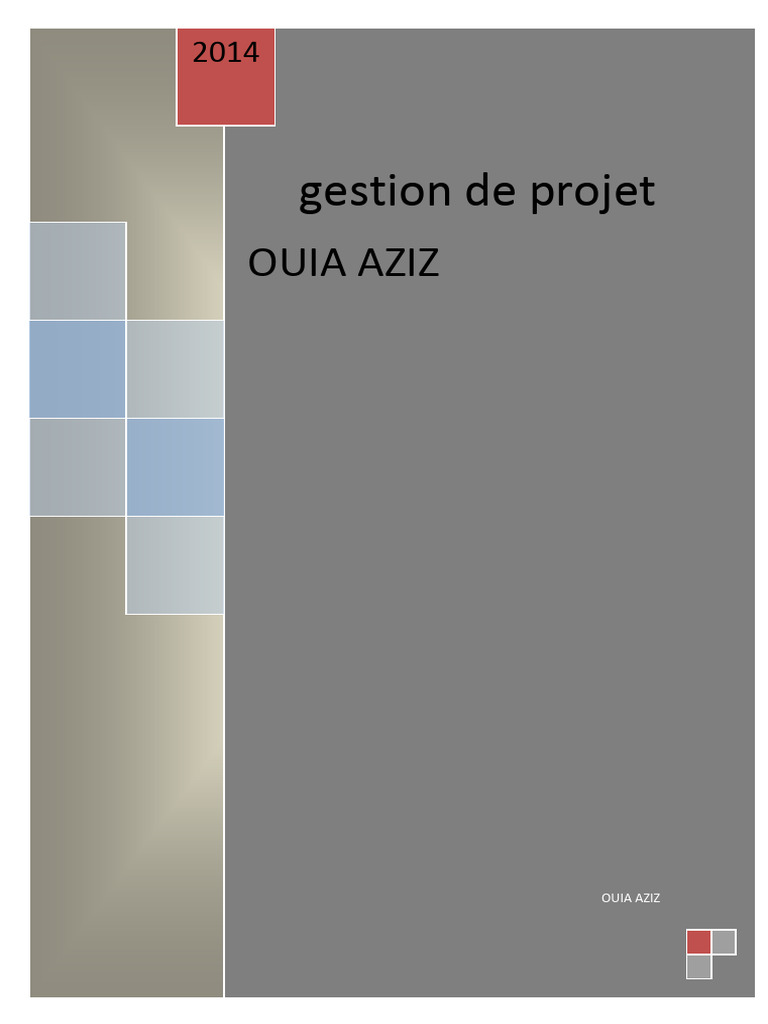 Ouvrage Gestion de Projet 201 | PDF | Gestion de projet | Planification
