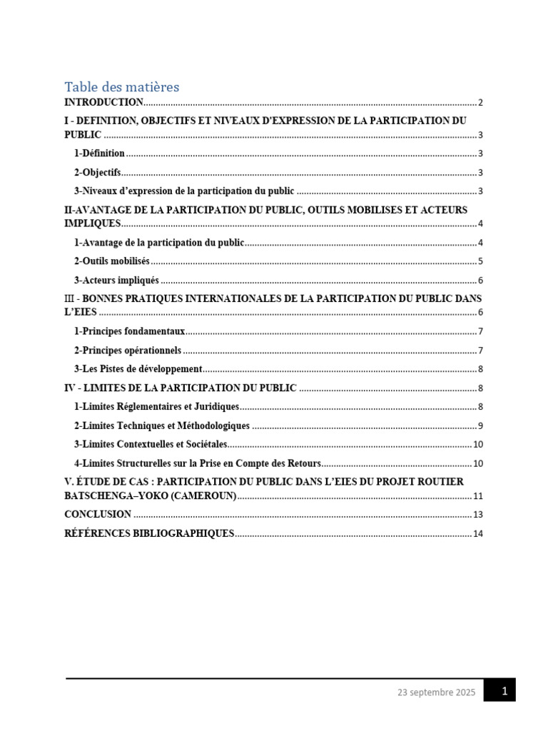 Eies Final 1 | PDF | Crédibilité | Environnement naturel