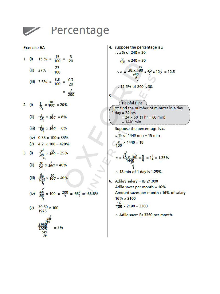 Maths Unit 6 Subjective Solutions | PDF