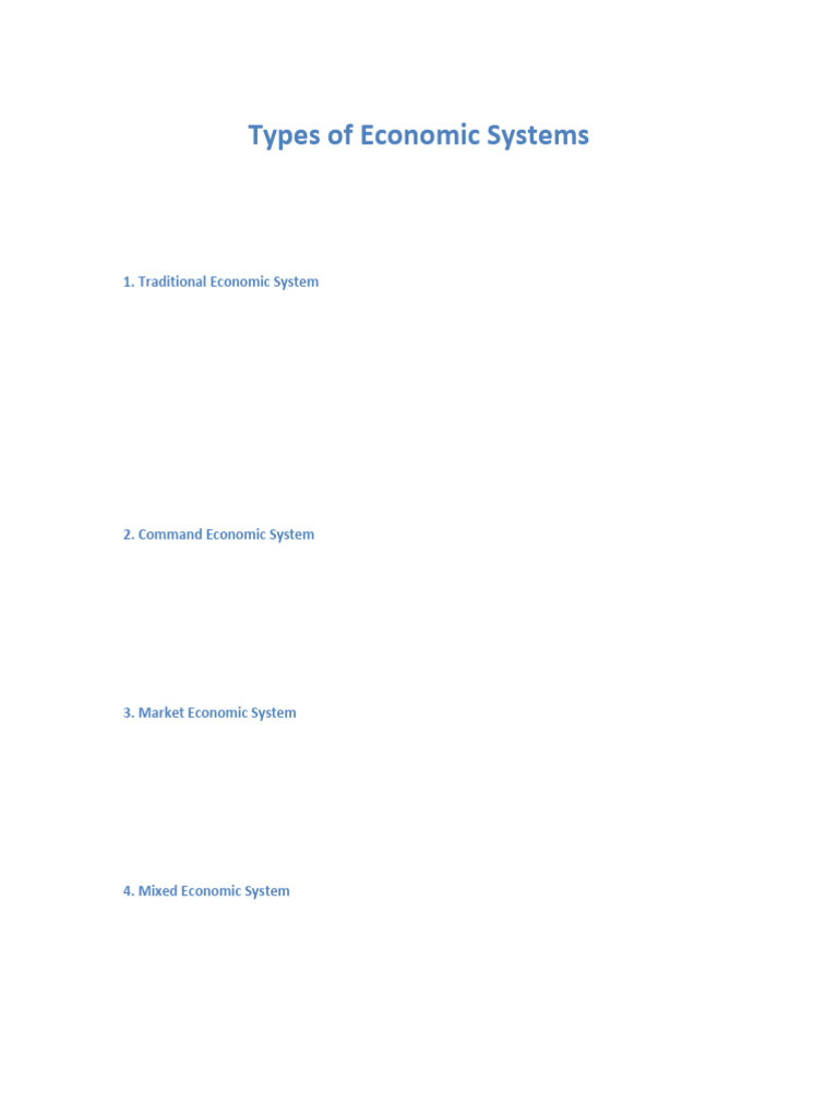 Class Notes_week 02 | PDF | Economic System | Market (Economics)