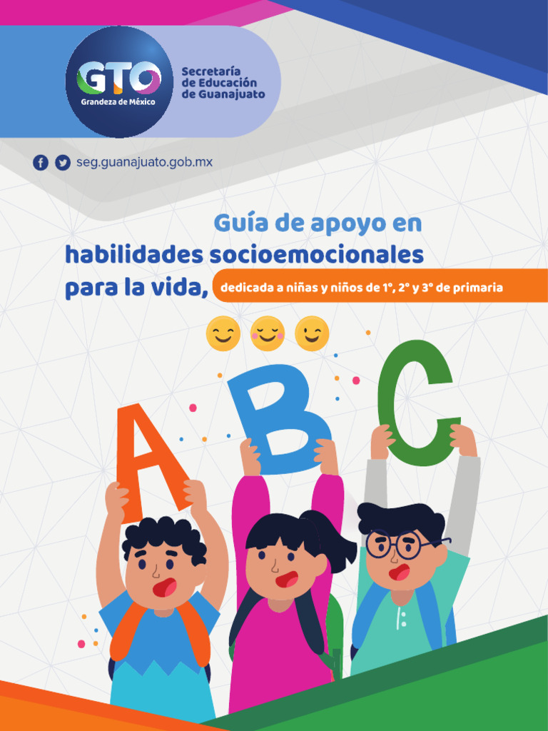 Guía de Apoyo en Habilidades Socioemocionales Para La Vida Dedicada a 1 ...