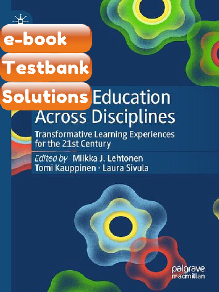 Testbank Design Education Across Disciplines Transformative Learning ...