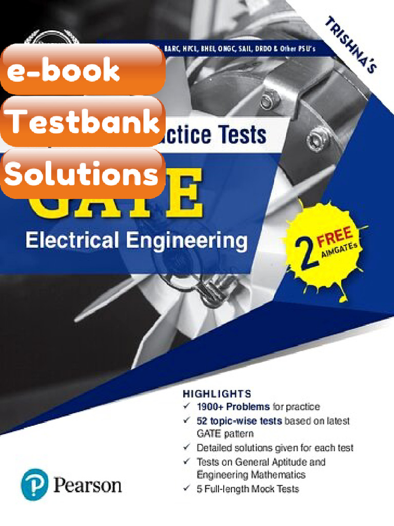 Testbank GATE Electrical Engineering Topicwise Practice Tests Trishna ...