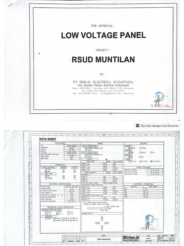 Panel Listrik Low Voltage | PDF