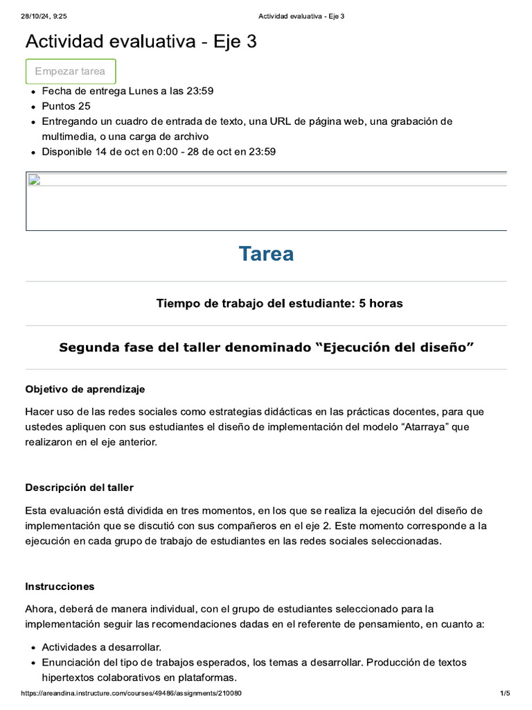 Actividad Evaluativa - Eje 3 | PDF