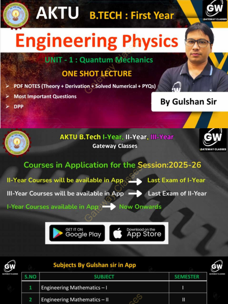 930791990 Physics Unit 1 Gateway Classes 1st Sem | PDF