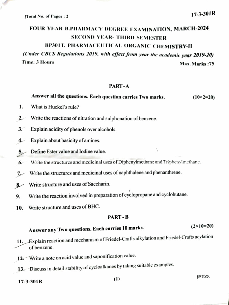 3rd Semester Previous Year Question Papers | PDF | Bacteria ...