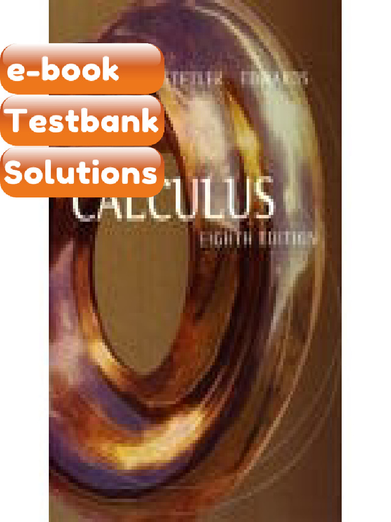 Testbank Accompany Calculus 8th Edition 9780618502981 Fast Download ...