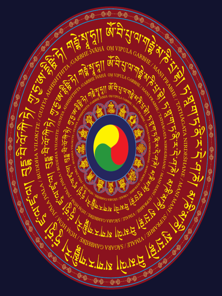 Celestial Mansion Mantra - Blue Background | PDF