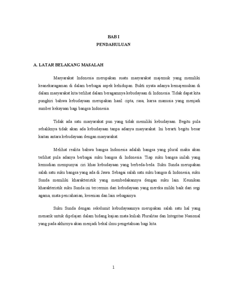 Makalah Ibd Kebudayaan Sunda