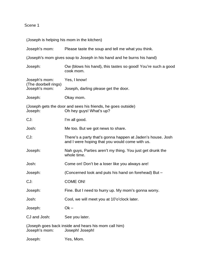Scene 1 | PDF