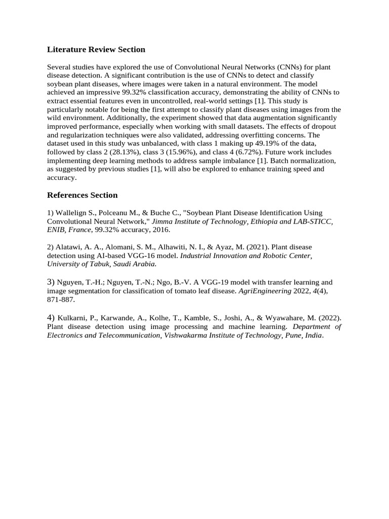 Literature Review Section | PDF | Machine Learning | Image Segmentation