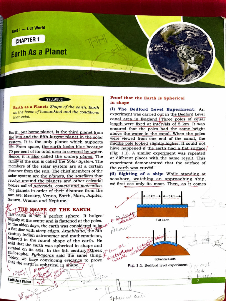 9.earth As A Planet - Markings | PDF | Atmosphere | Atmosphere Of Earth