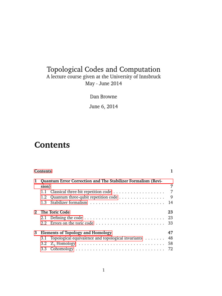Toplogical Computation | PDF | Quantum Mechanics | Physics