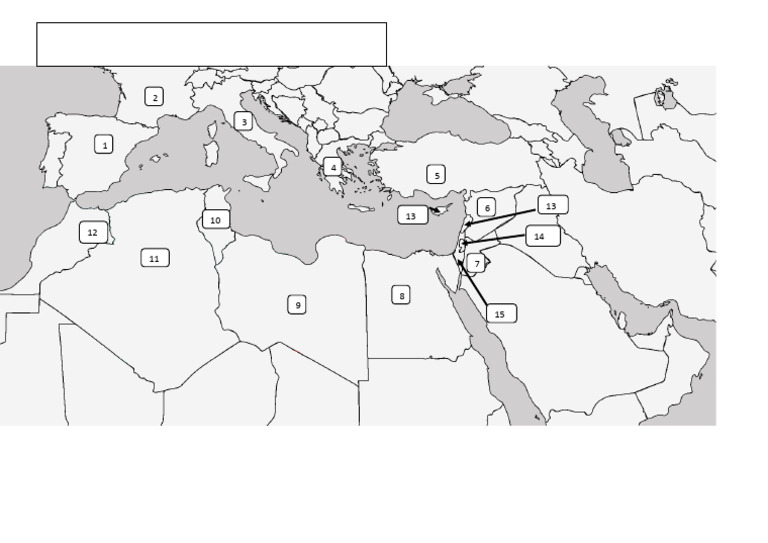 Mediterranean Map1 | PDF