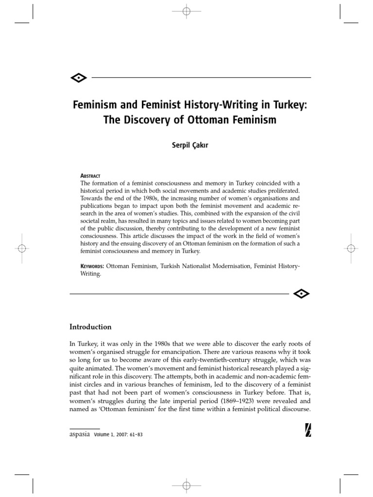 Feminism and Feminist History Writing in | PDF | Feminism | Gender Studies