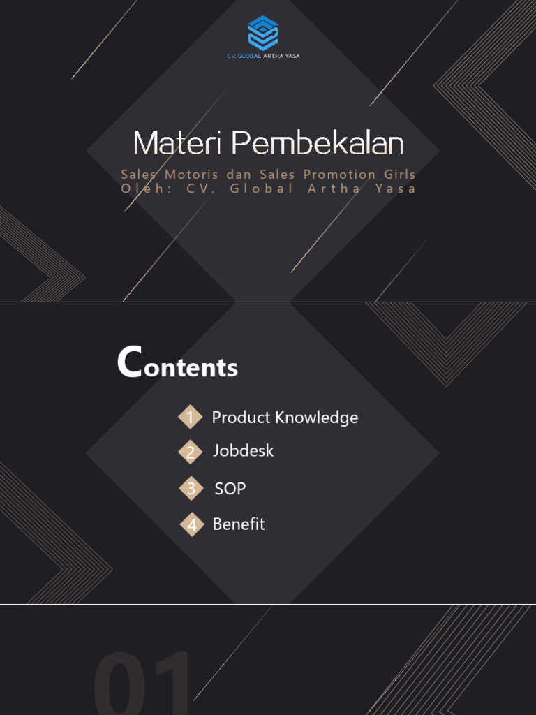 Pembekalan Materi Sales Motoris & SPG | PDF