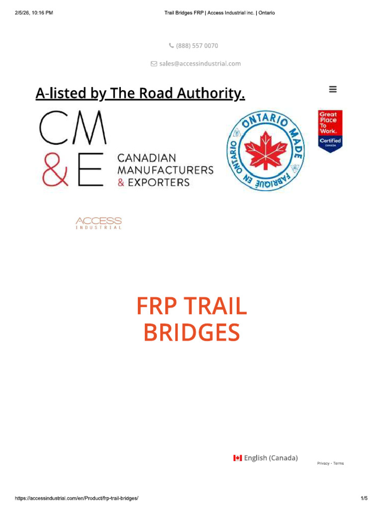 FRP Trail Bridges | PDF