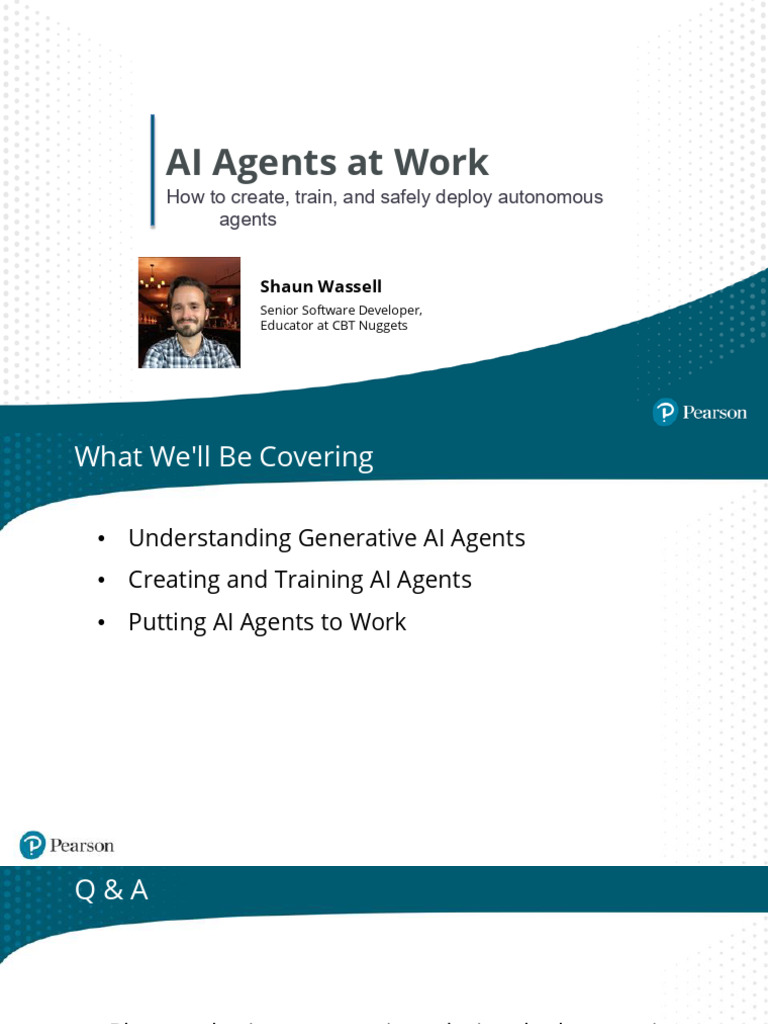 A i Agents at Work Slides 1758064456847 | PDF | Artificial Intelligence ...
