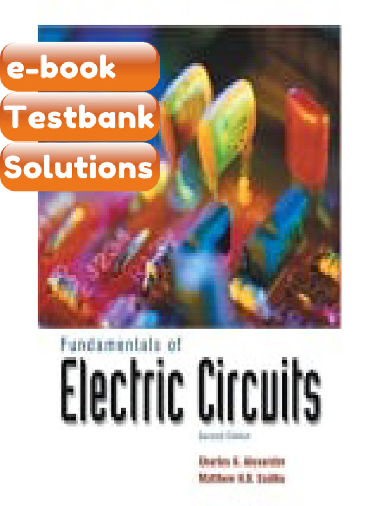Testbank Accompany Fundamentals of Electric Circuits 2nd Edition ...