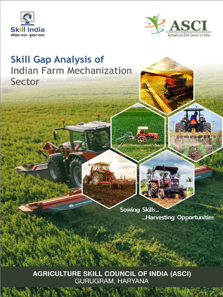 Skill Gap Analysis of Indian- Farm Mechanization | PDF | Agriculture ...