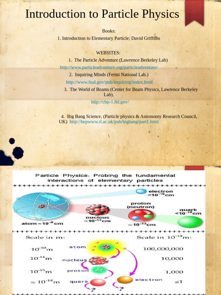 Intro-part | PDF | Elementary Particle | Quark