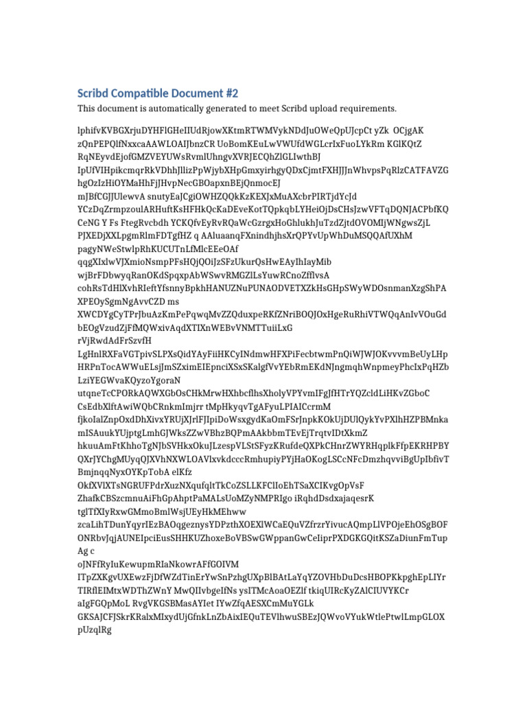 Scribd Long File 2 | PDF