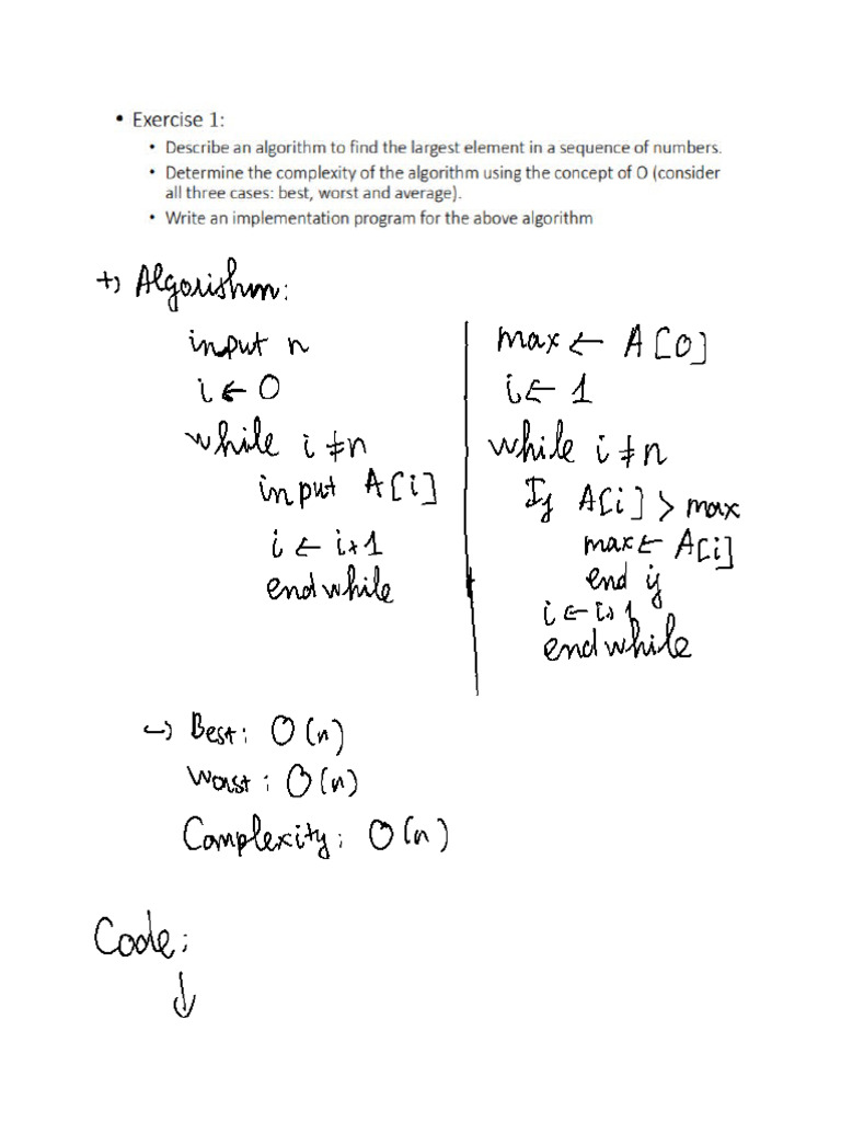 1B Exercise 1 | PDF