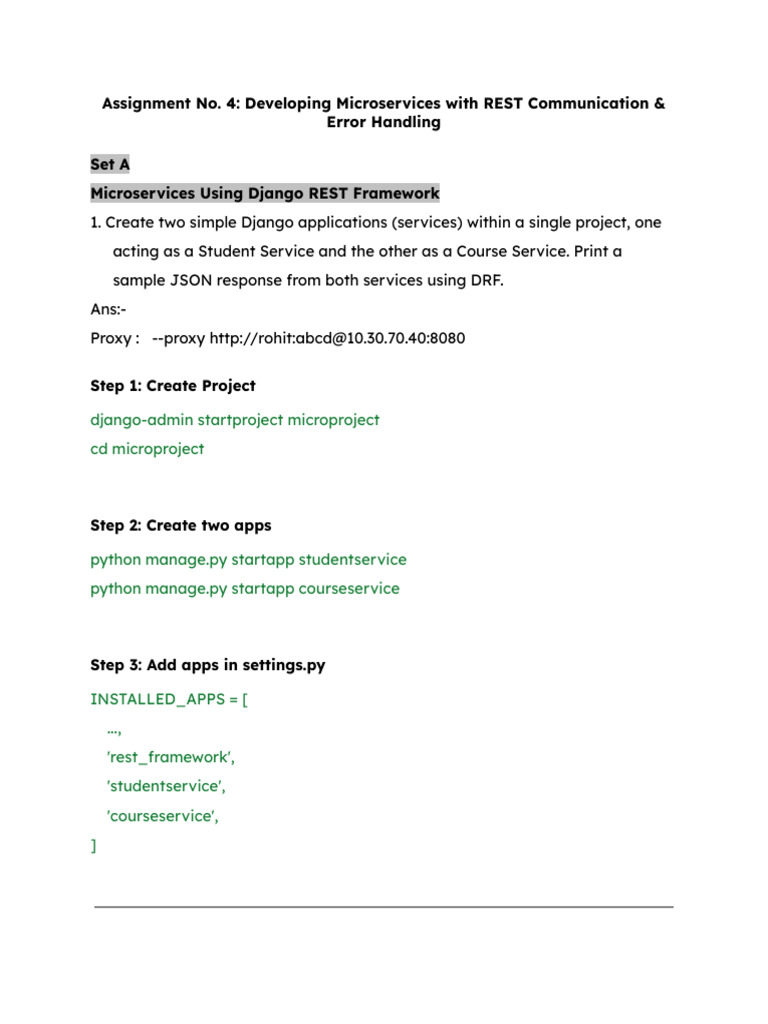 Django Practical Assignment 4 Solutions | PDF | Computing | Computer ...