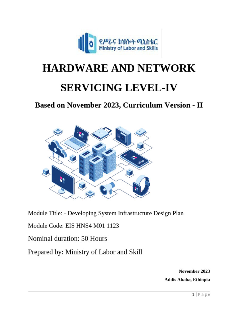 Developing System Infrastructure Design Plan | PDF | System | Computer ...