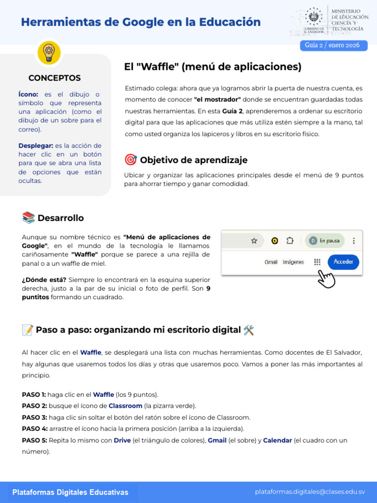 Guía 2 - El - Waffle - (Menú de Aplicaciones) | PDF | Software