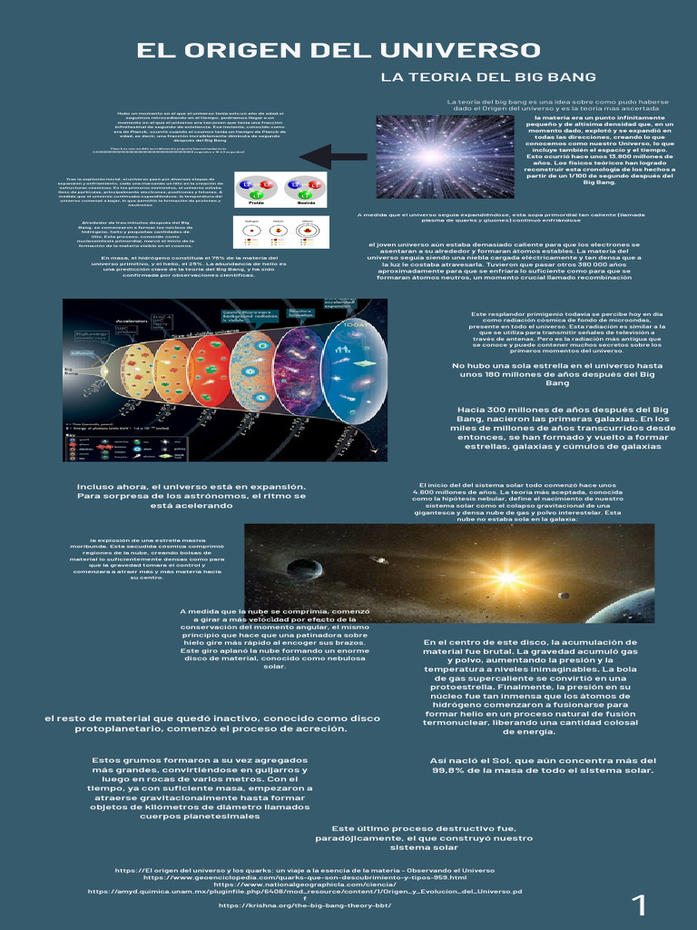 El Origen Del Universo | PDF | Universo | Big Bang