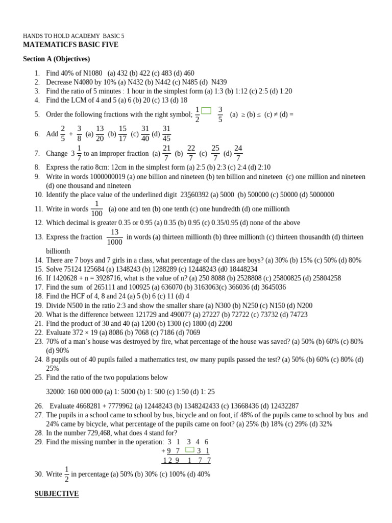 Basic First Term Exam | PDF | Paul The Apostle | Nigeria