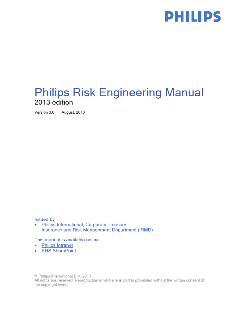 Philips Risck Engeniering Manual | PDF | Fire Sprinkler System ...