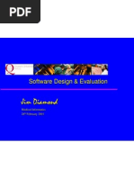 Jim Diamond: Software Design & Evaluation