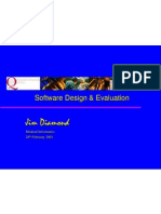 Jim Diamond: Software Design & Evaluation