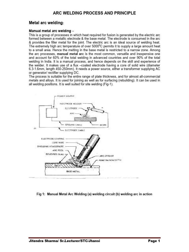 MRT-10-2 Arc Welding Principle | PDF | Welding | Construction