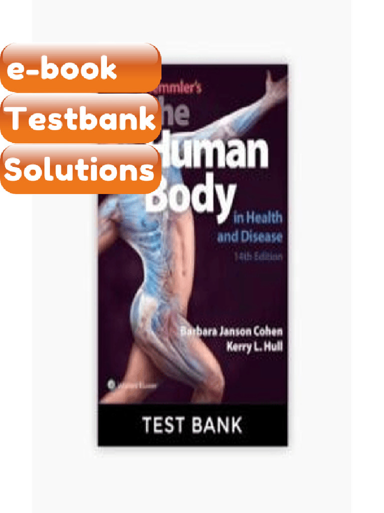 Testbank Memmlers The Human Body in Health and Disease 14th Edition ...