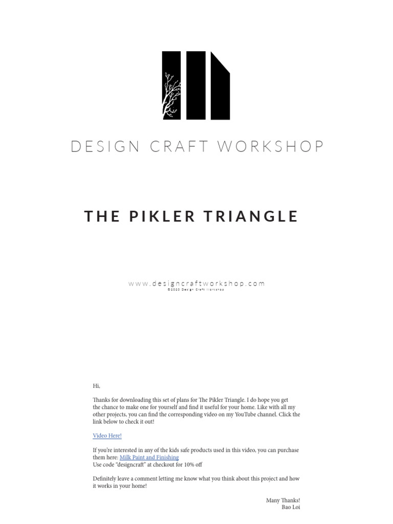 Pickler Triangle Plans_08262020 | PDF | Screw | Drill