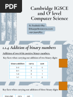 Binary Addition Overflow Explained | PDF | Bit | Computer Engineering