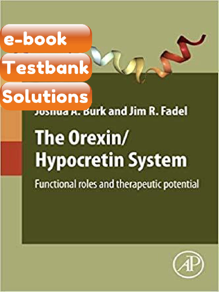 Testbank the OrexinHypocretin System Functional Roles and Therapeutic ...